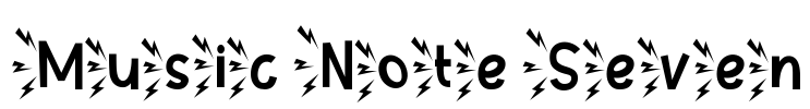 Music Note Seven