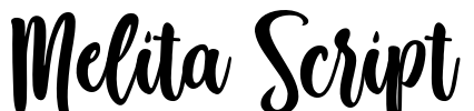 Melita Script 字体预览图