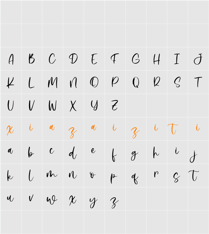 Palm Fortress 字符映射表