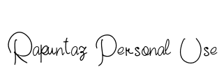 Rapuntaz Personal Use