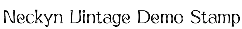 Neckyn Vintage Demo Stamp