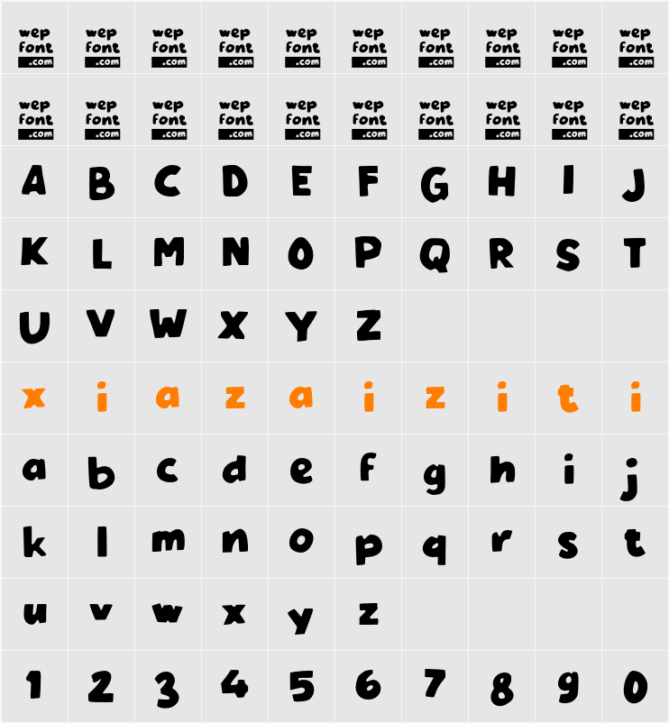 Oalah 字符映射表