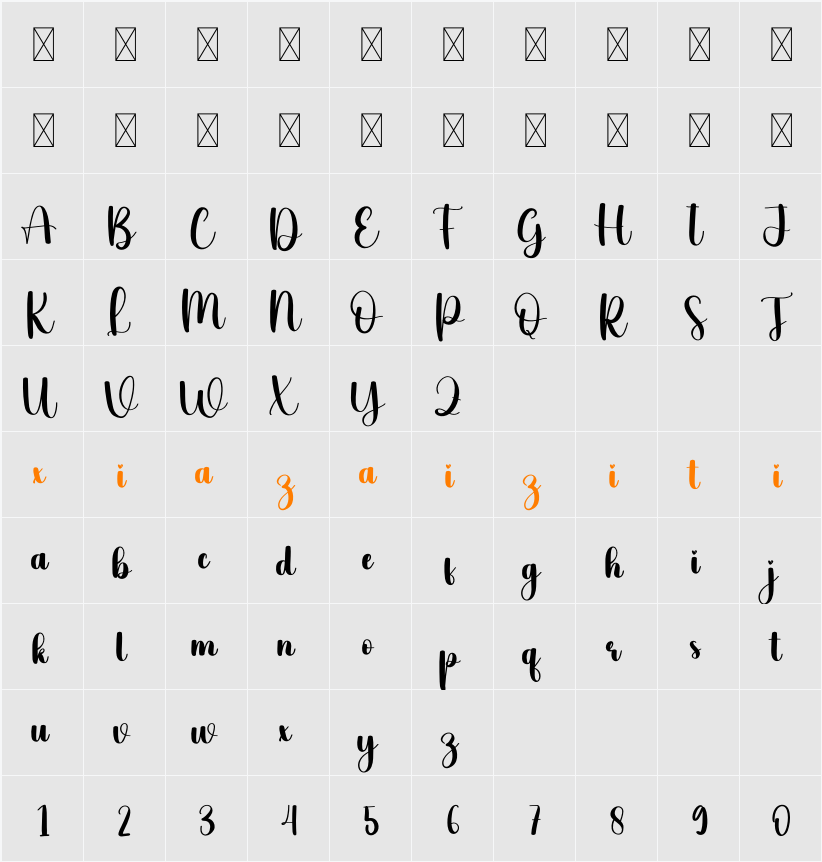 Nanny 字符映射表