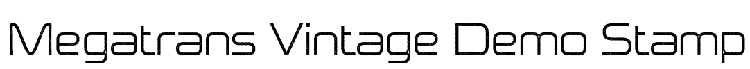 Megatrans Vintage Demo Stamp