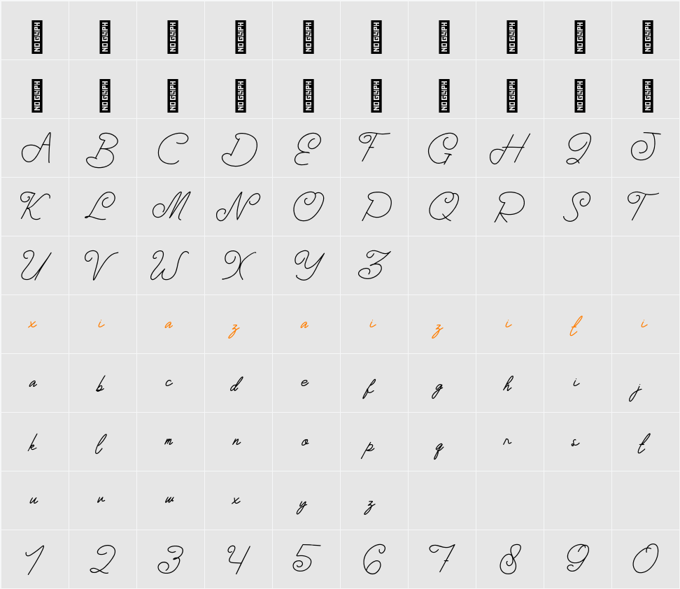  Personal Use 字符映射表