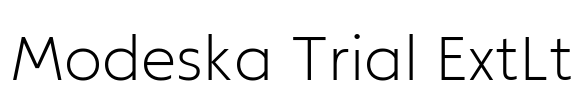 Modeska Trial ExtLt