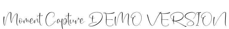 Moment Capture DEMO VERSION