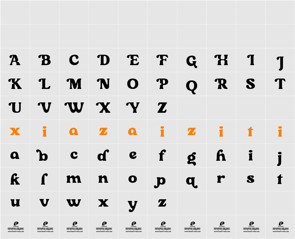 Mist Tropic DEMO 字符映射表