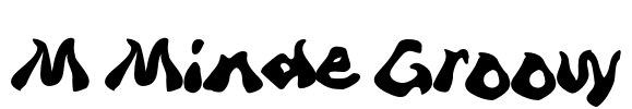 M Minde Groovy 字体预览图