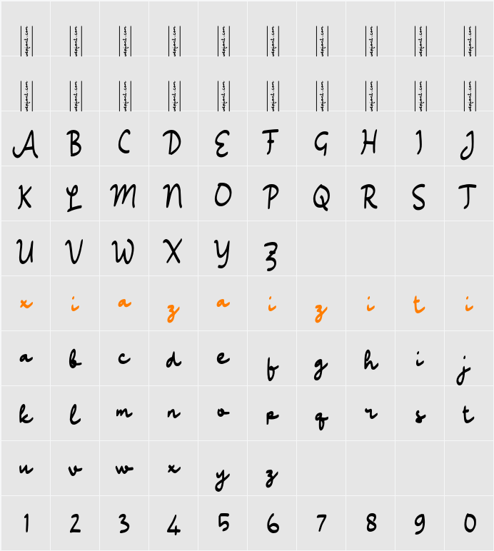 n Normeya 字符映射表