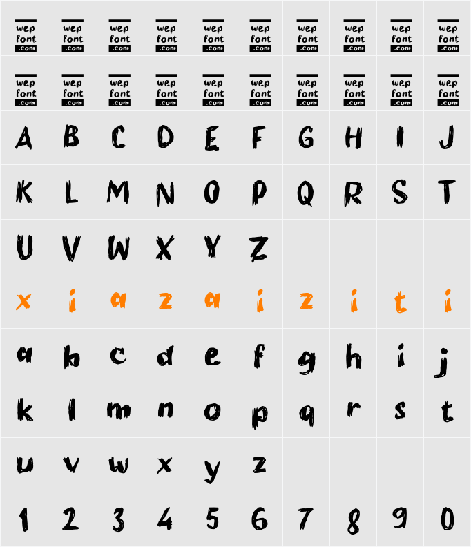 Oblaso 字符映射表