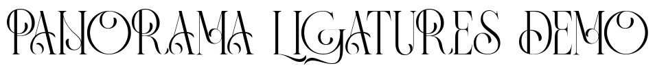 Panorama Ligatures Demo
