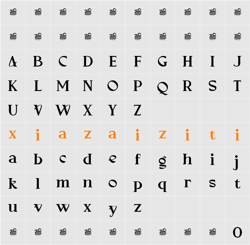 NAVIEO Trial 字符映射表