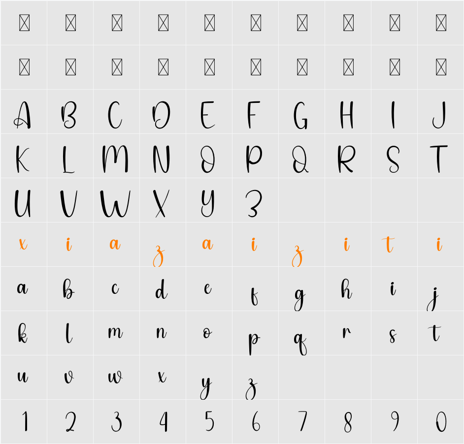 Pokemon 字符映射表