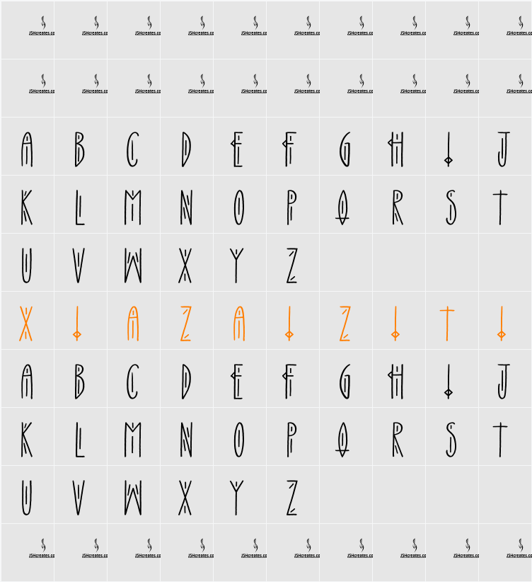 Quick Quack 字符映射表