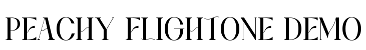 Peachy Flightone Demo