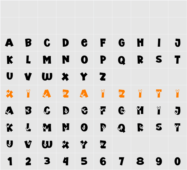 Pinko 字符映射表