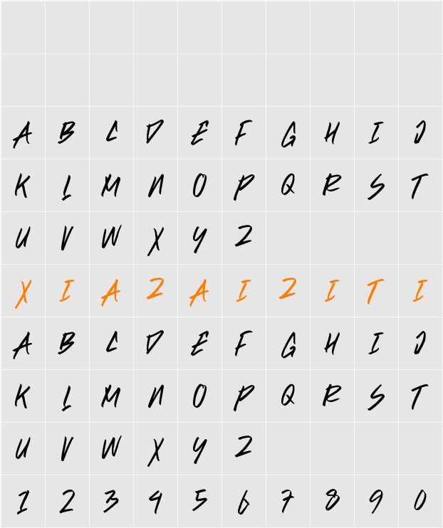 Normal 字符映射表