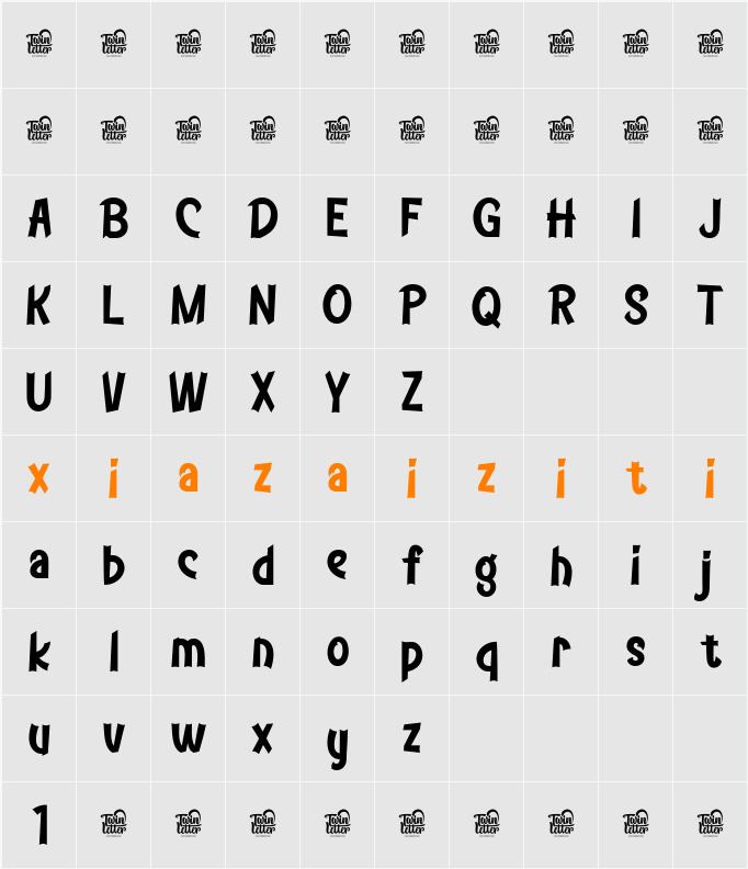 MISENA Trial 字符映射表