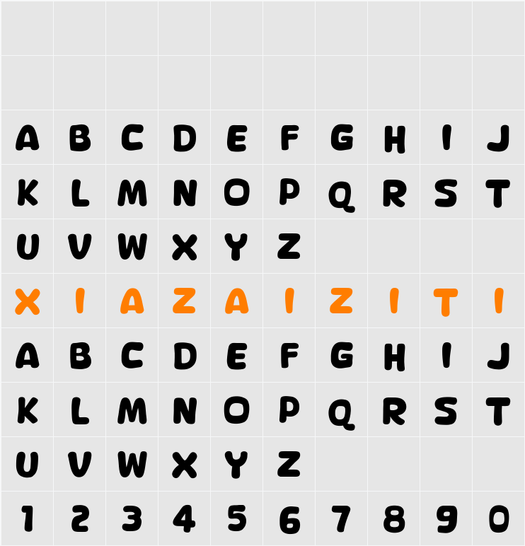 Quick Cat 字符映射表