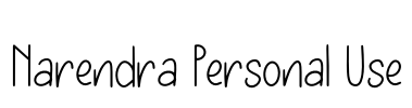 Narendra Personal Use