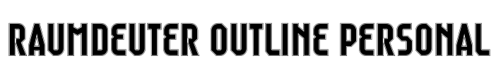 Raumdeuter Outline Personal