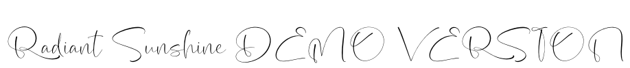 Radiant Sunshine DEMO VERSION