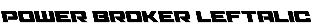Power Broker Leftalic