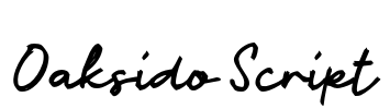 Oaksido Script