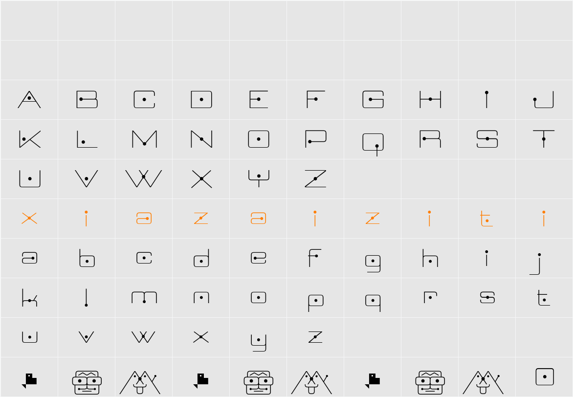 Neospace Circuit Exp 字符映射表