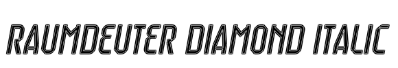 Raumdeuter Diamond Italic