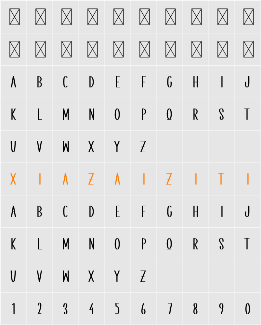 Popcorn 字符映射表