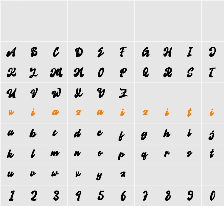 Normal 字符映射表