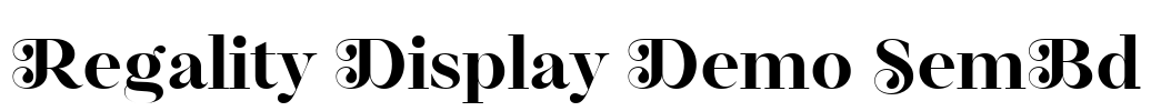 Regality Display Demo SemBd