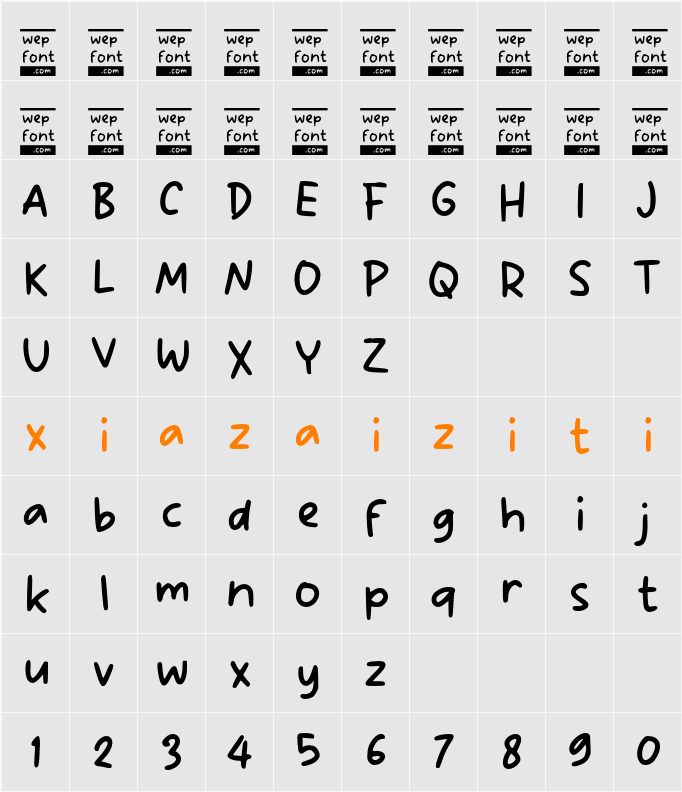 Obe Funny 字符映射表