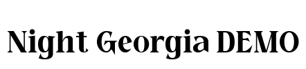 Night Georgia DEMO