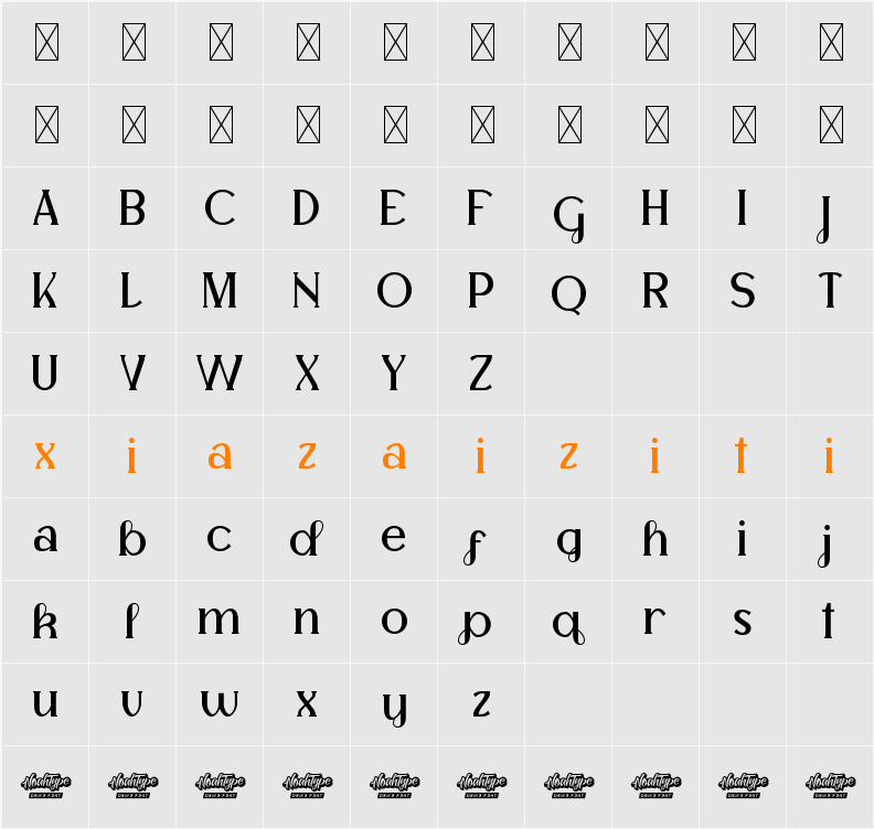 News Highlight Demo 字符映射表