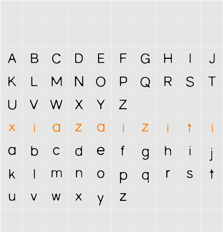 Napzer Blur Demo 字符映射表