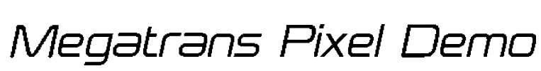 Megatrans Pixel Demo