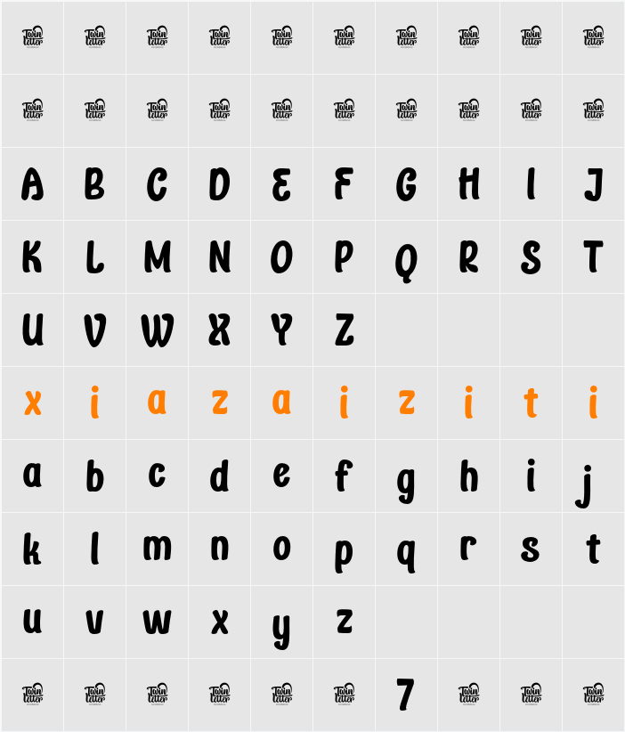 RAPHELA Trial 字符映射表