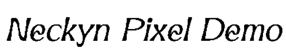 Neckyn Pixel Demo