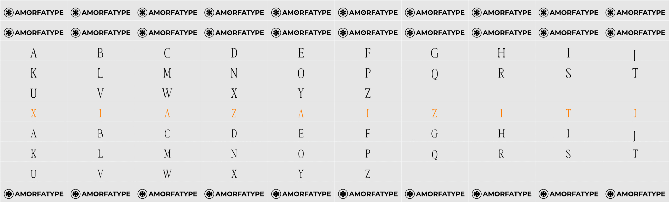 Megunso DEMO VERSION 字符映射表