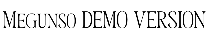 Megunso DEMO VERSION