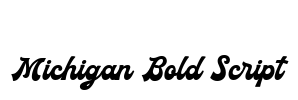 Michigan Bold Script