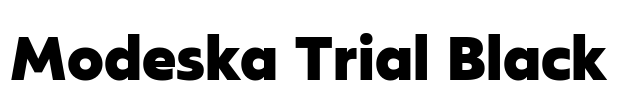 Modeska Trial Black