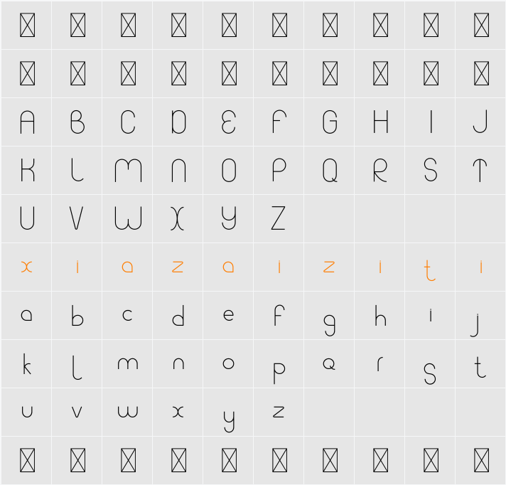 Raloth 字符映射表