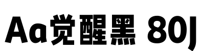 Aa觉醒黑 80J