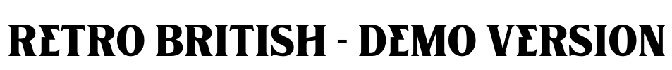 Retro British - Demo Version