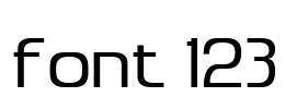 font 123