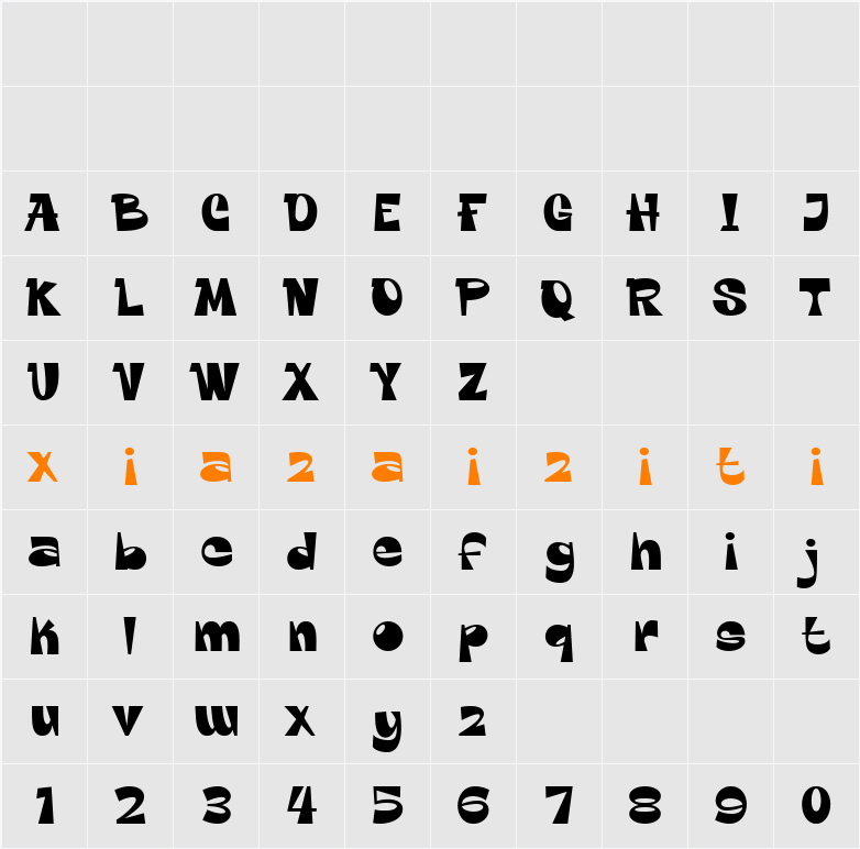 Restco 字符映射表